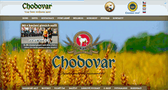 Desktop Screenshot of chodovar.cz